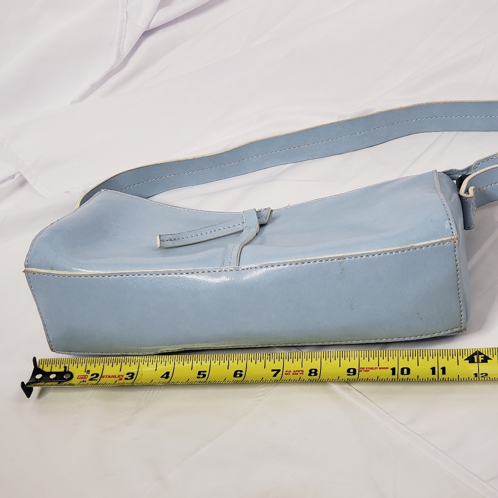 Emilie M. Women's Blue Shoulder Bag - Picture 9 of 11